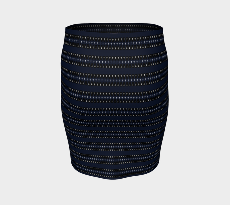 Grave Concept Fitted Skirt - Objet D'Art