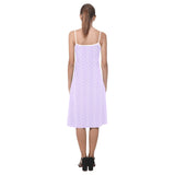 lavender key print 3 Alcestis Slip Dress (Model D05) - Objet D'Art