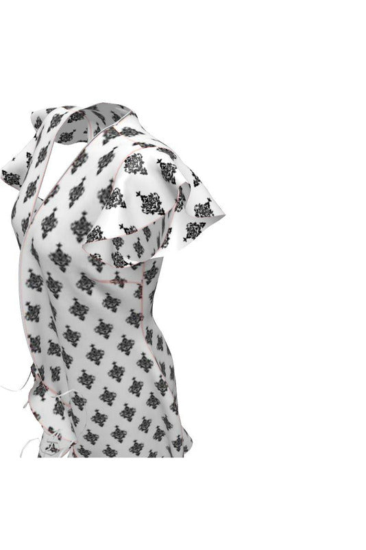 Damask Arabesque Tea Dress - Objet D'Art