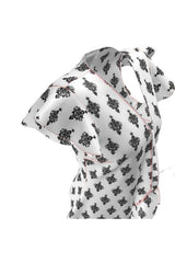 Damask Arabesque Tea Dress - Objet D'Art