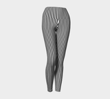 Micro Striped Yoga Leggings - Objet D'Art