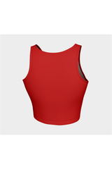 Saucy Red Athletic Top - Objet D'Art