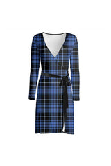 Plaid Wrap Dress - Objet D'Art