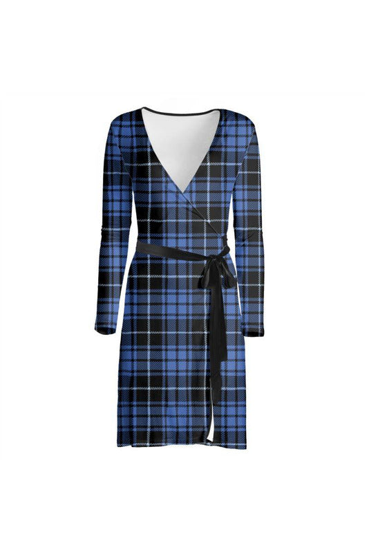 Plaid Wrap Dress - Objet D'Art