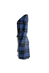 Plaid Wrap Dress - Objet D'Art