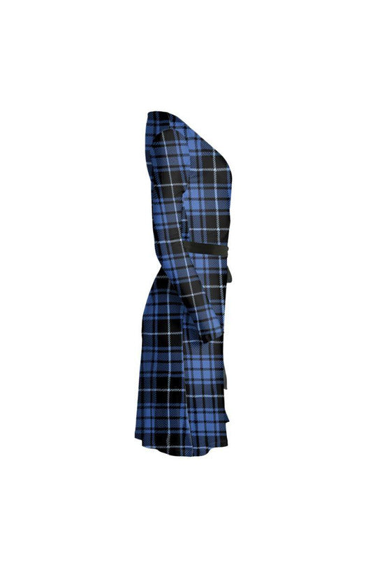 Plaid Wrap Dress - Objet D'Art