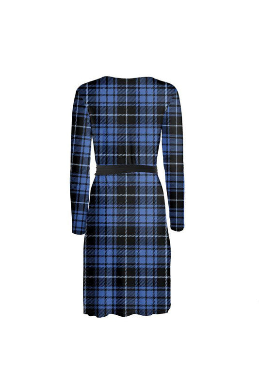 Plaid Wrap Dress - Objet D'Art