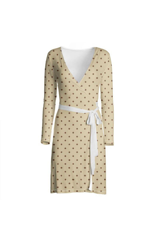 Polka-dots Wrap Dress - Objet D'Art
