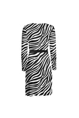 Zebra Wrap Dress - Objet D'Art