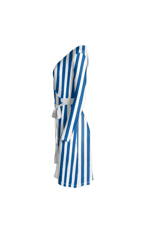 Striped Wrap Dress - Objet D'Art