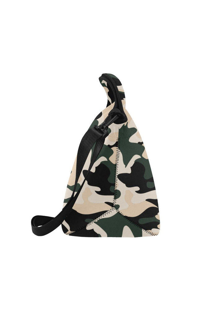 camo lunch bag Neoprene Lunch Bag/Large (Model 1669) - Objet D'Art