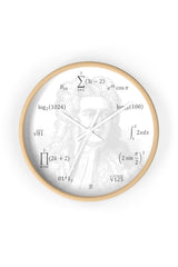 Math Equations and Notations (Isaac Newton) Wall clock - Objet D'Art Online Retail Store