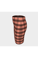 Plaid Bare Fitted Skirt - Objet D'Art