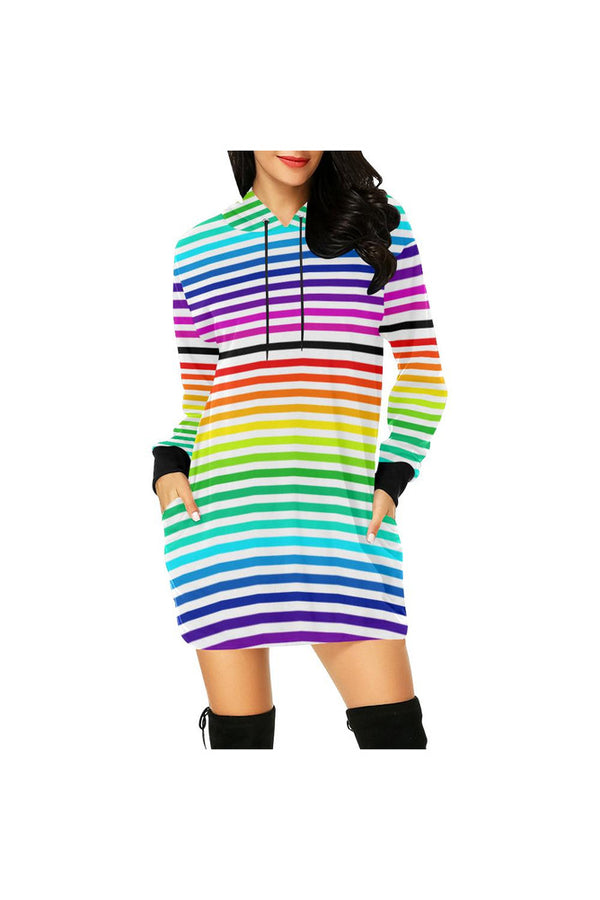 raindress All Over Print Hoodie Mini Dress (Model H27) - Objet D'Art