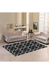 Spatial Abstraction Area Rug7'x5' - Objet D'Art