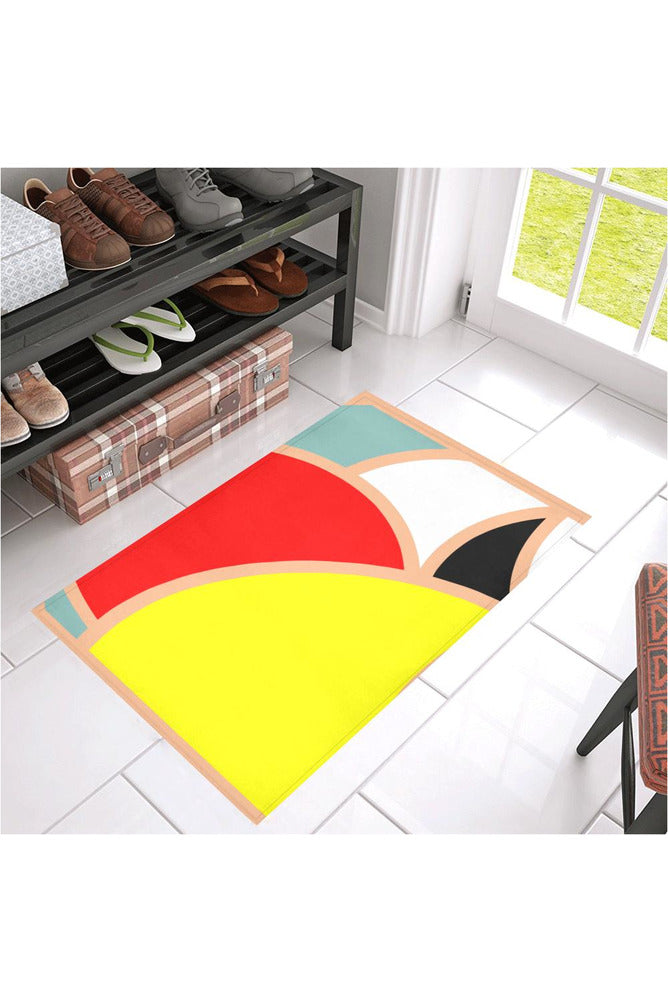Rising Sun Azalea Doormat 30" x 18" - Objet D'Art