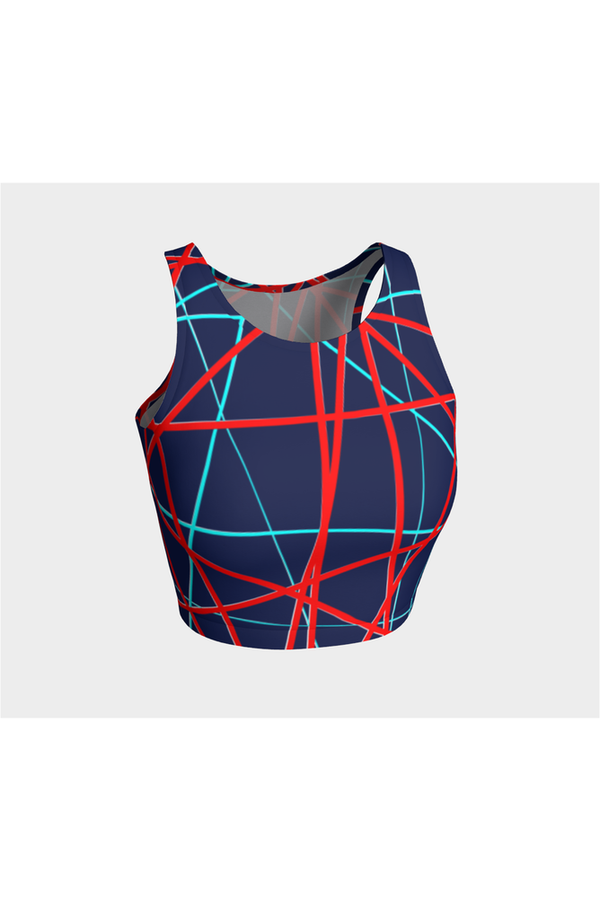 Anaglyphic Abstract Athletic Top - Objet D'Art Online Retail Store