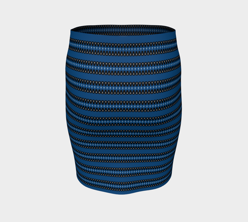 Grave Concept Fitted Skirt - Objet D'Art