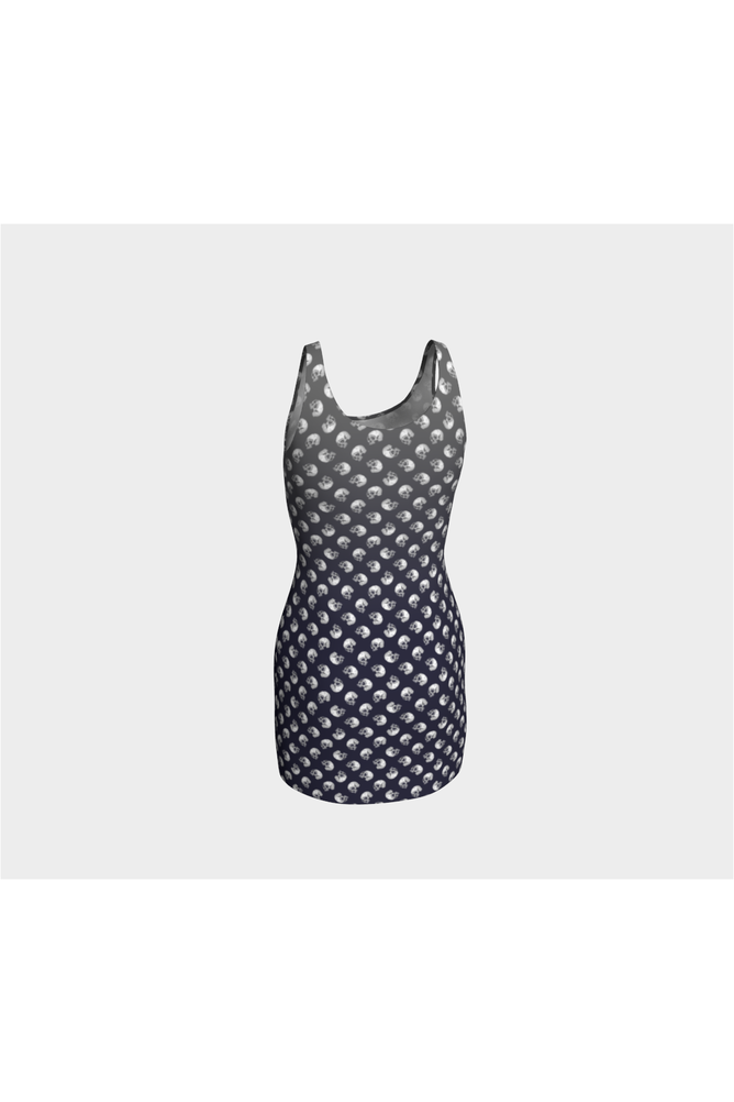 Skull-ka Dot Bodycon Dress - Objet D'Art