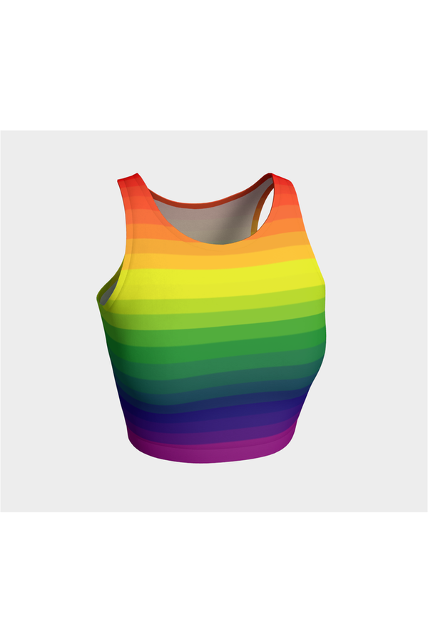 Rainbow After Rain Athletic Top - Objet D'Art