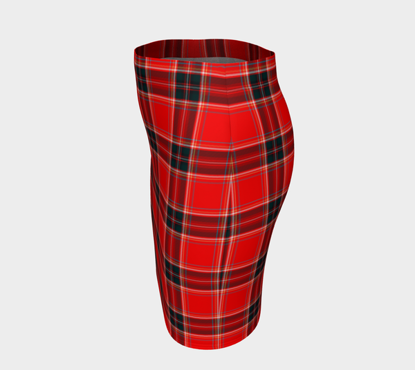 Plaid Fitted Skirt - Objet D'Art