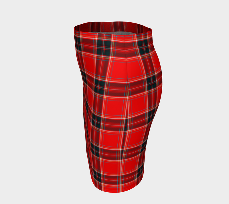 Plaid Fitted Skirt - Objet D'Art