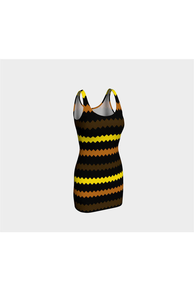 Autumn Waves Body-con Dress - Objet D'Art Online Retail Store