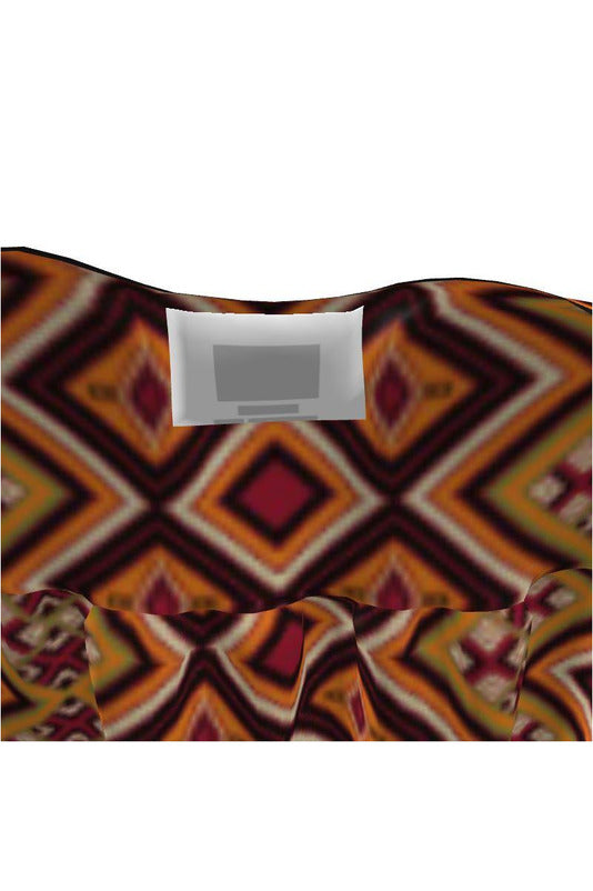 Kente Print Women's Blouse - Objet D'Art