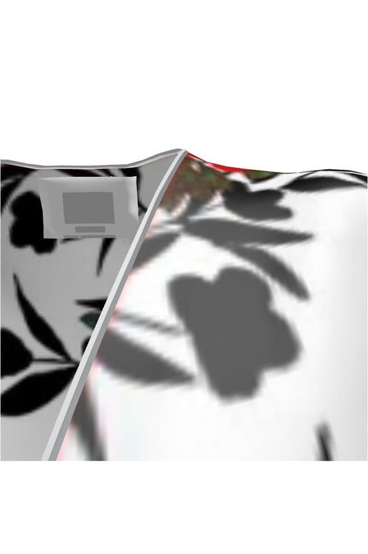 Rosy Silhouette Tea Dress - Objet D'Art