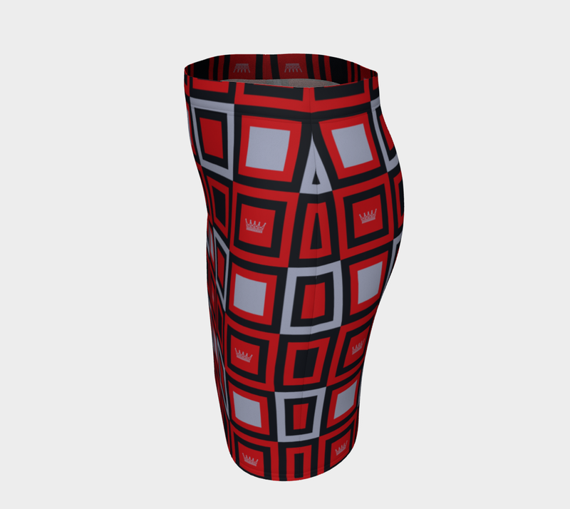Chess Queen Fitted Skirt - Objet D'Art