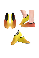 Red & Yellow Ombre Women's Slip-On Water Shoes - Objet D'Art