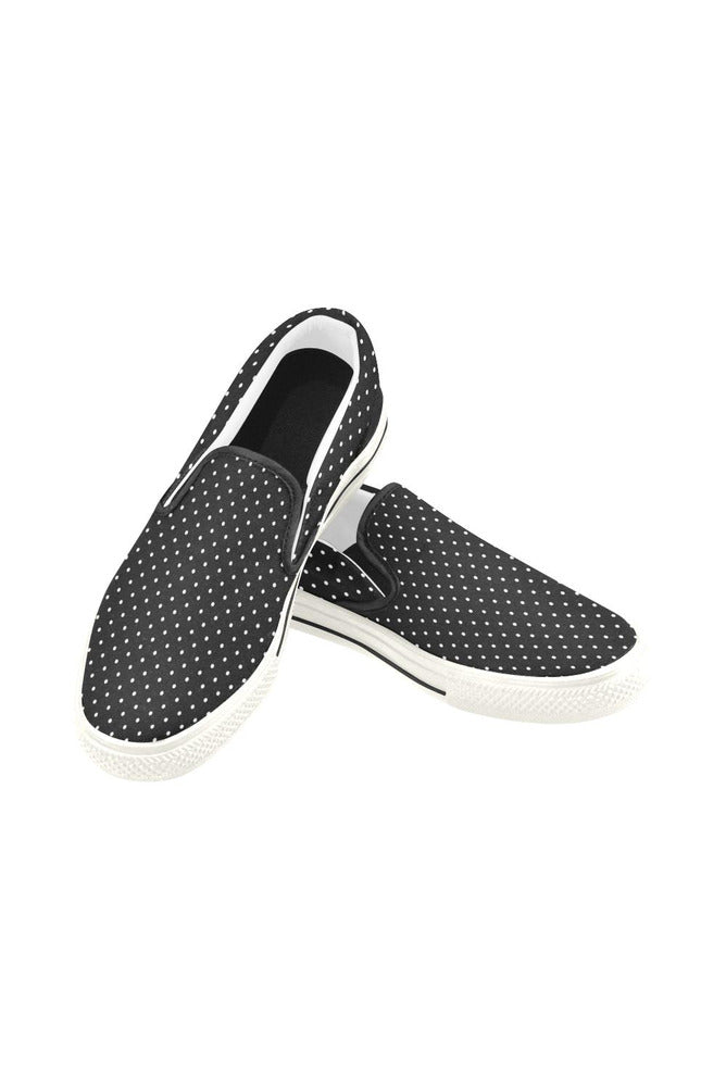 Micro Dot Men's Slip-on Canvas Shoes - Objet D'Art Online Retail Store