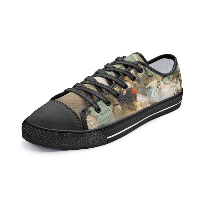 The Dance Class Unisex Low Top Canvas Shoes - Objet D'Art