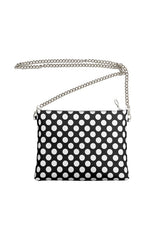 Polka-dot Crossbody Bag with Chain - Objet D'Art