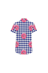 I Brought Donuts Men's All Over Print Short Sleeve Shirt/Large Size - Objet D'Art Online Retail Store