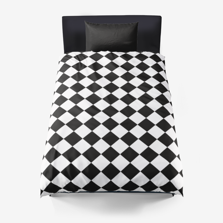 Diamond Microfiber Duvet Cover - Objet D'Art