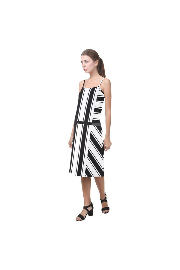 Biased Striped Alcestis Slip Dress (Model D05) - Objet D'Art