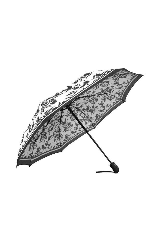 floral silhouette umbrella Auto-Foldable Umbrella (Model U04) - Objet D'Art