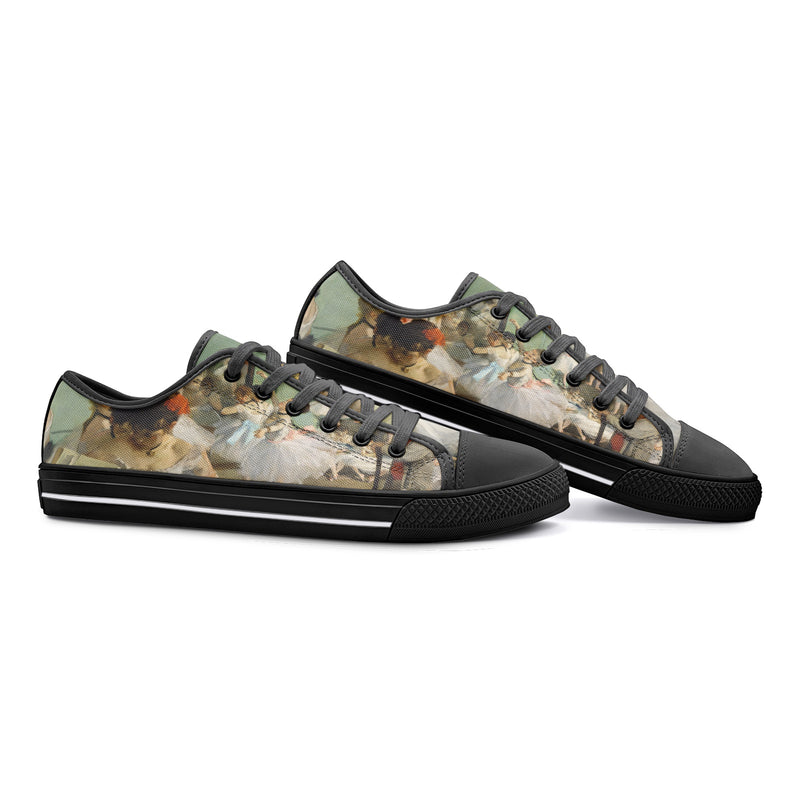The Dance Class Unisex Low Top Canvas Shoes - Objet D'Art