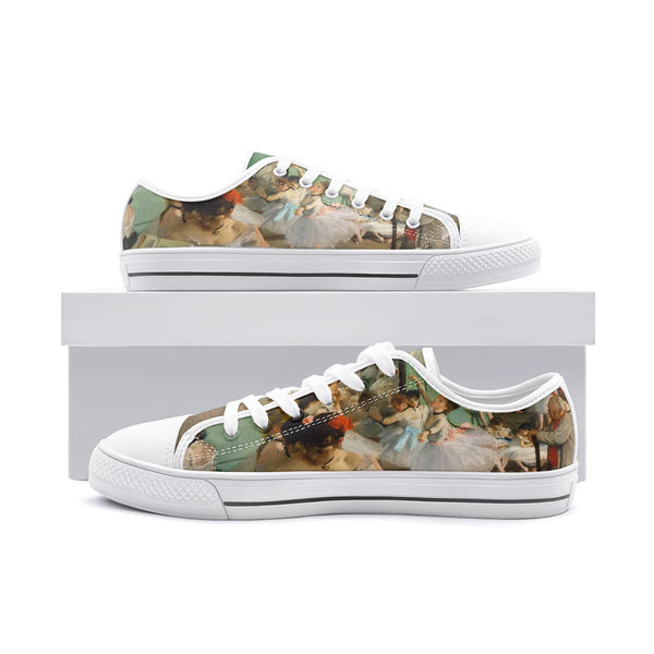 The Dance Class Unisex Low Top Canvas Shoes - Objet D'Art