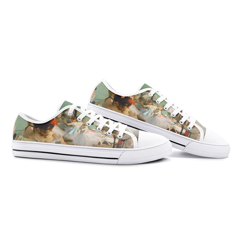 The Dance Class Unisex Low Top Canvas Shoes - Objet D'Art