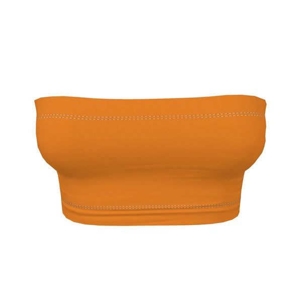 Autumn Orange Bandeau Boob Tube - Objet D'Art