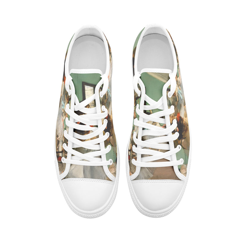 The Dance Class Unisex Low Top Canvas Shoes - Objet D'Art