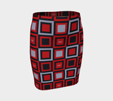 Chess Queen Fitted Skirt - Objet D'Art