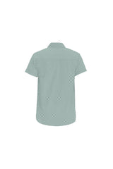 Camisa de manga corta con estampado completo para hombre con estampado ovalado de moda - Objet D'Art Online Retail Store