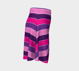 Striped Flare Skirt - Objet D'Art