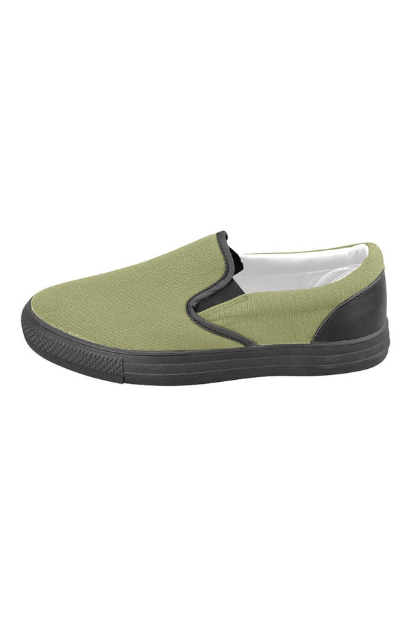 Guacamole Men's Slip-on Canvas Shoes (Model 019) - Objet D'Art