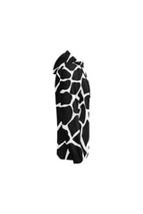 Giraffe Print Full Zip Hoodie for Women - Objet D'Art