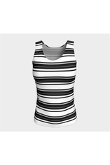 Striped Fitted Tank Top - Objet D'Art