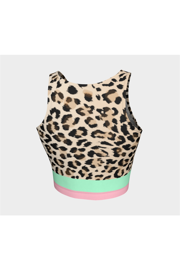 Pink Leopard Athletic Top - Objet D'Art